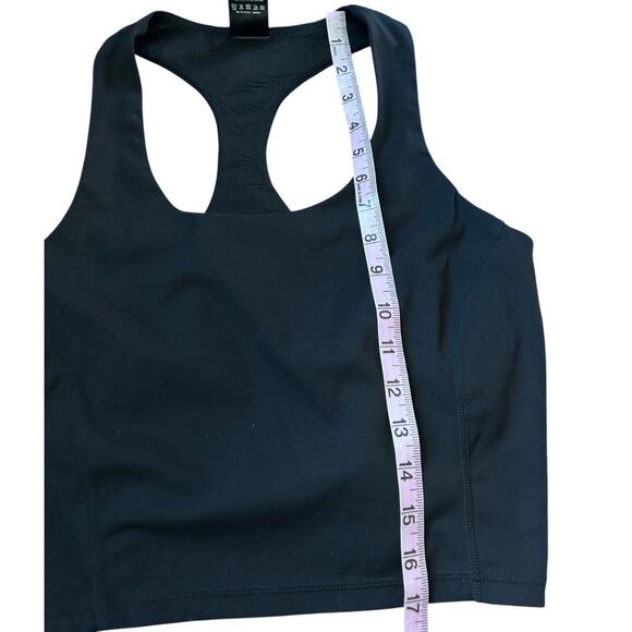 Sweaty Betty London Power Racerback Cropped Bra Tank Black Size Large NWOT - Picture 5 of 7